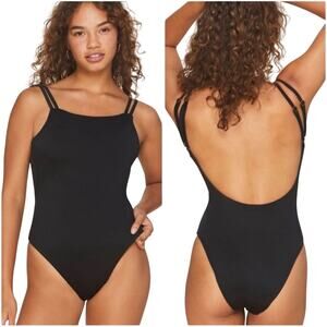 Andie Swim 'The Rockaway' One-Piece Black Swimsuit- Size Small NWT